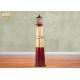 Lighthouse Shape Wood Cabinet Decorative Wooden Cabinet MDF Storage Cabinets Red Color