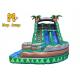 Hop Jump Giant Inflatable Water Slide 4 Line Sewed Without Pool