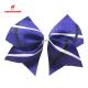 Popular Ponytail Sublimation High School Cheer Bows With Clips Ribbon