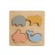 Preschool Learning Educational Sensory Silicone Animal Shape Puzzle For Toddlers Toys