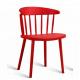 Hot selling stackable leisure back wicker plastic chair