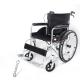 Aluminum Alloy Folding Medical Transport Wheelchair 100kg Load Capacity