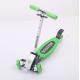 Kids Skate Kick Scooter 4 Adjustable Height Lean To Steer With PVC Light Up Wheels