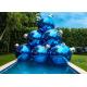 Inflatable Christmas Ornaments Mirror Ball Red Balloons For Christmas Large Size
