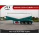 3 Axles Cement Semi Trailer , powder tank trailer , Dry Bulk Tank Trailers For Sale Dubai