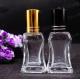 glass perfume bottle china Wholesale Fancy clear Bottle With Aluminium Cap roll on Glass Refill Empty Perfume hot stock