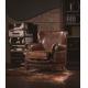 classical antique leather single sofa,#K605
