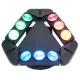 DMX RGBW 4in1 LED Beam Lights , 3*3 10W 9 Heads Moving Spider Beam DJ Bar Lighting