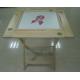 Domino Table, Material: Poplar wood and MDF, Size: Length 73.7cm Width 73.7cm Height 76.8cm