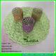LDTM-040 green paper straw placemat round floral decorative table placemat