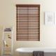 Solid Wood Office Window Drapes , Dust Proof Bamboo Venetian Blinds
