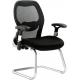 Modern Office Room Chairs , Secretary Ergonomic Mesh Back Chair Custom Color