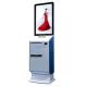 A4 Printing Floor Standing Touch Screen Kiosk Support Payment By Banknote