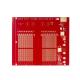 Red Solder Mask Quick Turn PCB Boards Rapid Prototype 2.4mm 4 Layer