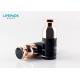 Black Golden 30ml Empty Cosmetic Bottles / High Grade Plastic Vacuum Bottle