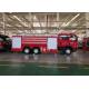 ATM / AT Transmission Two Row Cab Commercial Fire Trucks With 6 Seats 213kw