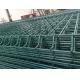 Green Pvc Welded Wire Steel Mesh / Heavy Gauge Welded Wire Fence Acid Resisting