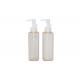 Customized Color PET 180ml Palstic 174mm Makeup Remover Pump Bottle Oil Container