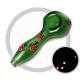 Ladybird Small Hand Blown Glass Pipe , Pocket Glass Tobacco Pipe Night Luminous