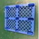 4 Way Light Duty Single Face Pallet Storage Racks , Mesh Pallet Rack Accessories