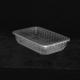 260 X 170 X 55 MM Disposable Plastic Tray Square Food Package Container With Lid