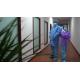 Non Woven Clothing Disposable Work Clothes Disposable Safety Lab Coat Jacket OEM and Sample Free 3 to 10 Days