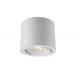 Pure Aluminum Recessed Surface Mount Cylinder Light for Theater / Gallery / Hotel COB 7W White Color