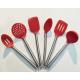 High quality FDA approval Silicone and Stainless Steel Kit of Serving Tong Spoon Spatula ladle tools
