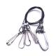 Anti Rust Wire Rope Lanyard Plastic Coated SS Wire Safety Slings Cable Assembly