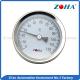 Steel Miniature Bimetal Dial Thermometer With Spring Pipe Mount Customized Size