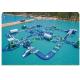 0.9mm  Plato PVC Inflatable Water Park For Kids 5 Years Old