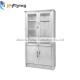 Clinic Key Lock Stainless Steel Medical Cabinet 90*40*180cm