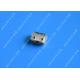 IP68 Steel Micro Tablet USB Connector B Ejector Type Gold Flash Contact