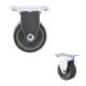 2'' Gray TPR Wheel Light Duty Casters Fixed Rigid One Direction