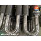 U Bend Fin Tube , ASTM A106 Gr. B High Frequency Welded Fin Tube For Heat Exchangers
