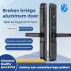 Waterproof Wifi APP Remote Double Sided Broken Bridge Aluminum Door Lock