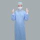 No Stimulus Disposable Surgical Gown PP / SMS Material Feeling Soft CE Approved