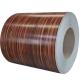 3D Wooden Flower Pattern 0.35mm 0.45mm Color Coated PPGI prepainted steel coil Coils for decoration All RAL color options