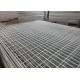 Silver Q235 Stainless Steel Floor Grating Hot Dip Galvanized High Strength