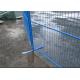 Mobile Welded Canada Temporary Fencing 75x75mm 4mm Diameter For Building Road