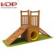 Small Wooden Playground Equipment Childrens Wooden Swing And Slide Sets