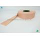 34-35gsm Grammage Tobacco Filter Paper Packaging Raw Materials Pink Color Coating Gloss Treatment