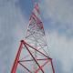 60m 3 Legs Raido FM Telecom Steel Tower For Signal Transmitter