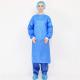 Knitted Cuffs PE Sterile Surgical Gown 35gsm Moisture Permeable
