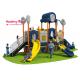 Kids Outdoor Playground Slides , Cartoon Plastic Playground Slide 850*590*420cm
