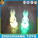 clear plastic rabbit coin bank LED light for sale