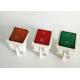 Red Green Yellow And White Boat Rocker Switch With LED Without Screw