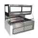 Stainless Steel Bakery Glass Showcase , Display Refrigerated Cabinet For