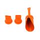 Orange Plastic Mortar Angled Nozzle Straight Nozzle Set with Metal Filling Scoop