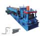 Blue Z Purlin Roll Forming Machine 10m/min For Color Steel